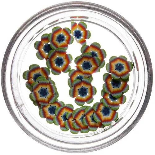 Fimo gyurmavirágok - szeletek