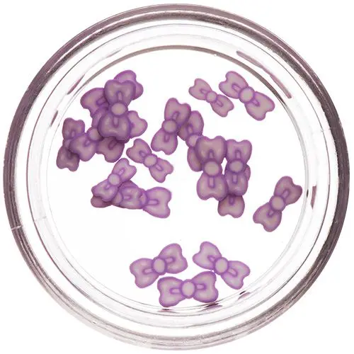 Szeletelt maslirúd lilás-fehér színben - Fimo Nail Art