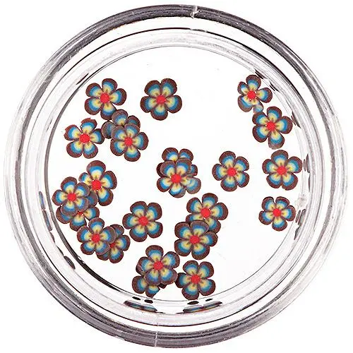 Fimo gyurmavirágok - szeletek