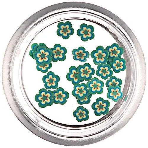 Virágszeletek - Fimo Nail Art