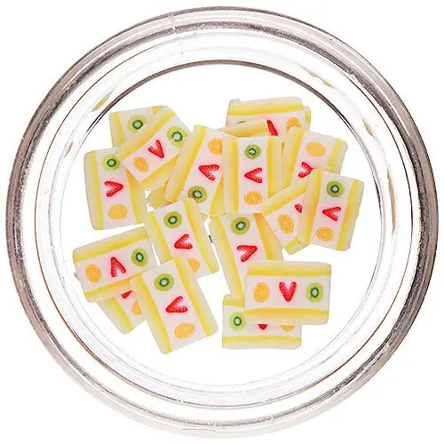 Fimo dekor - szeletelt gyümölcsrúd