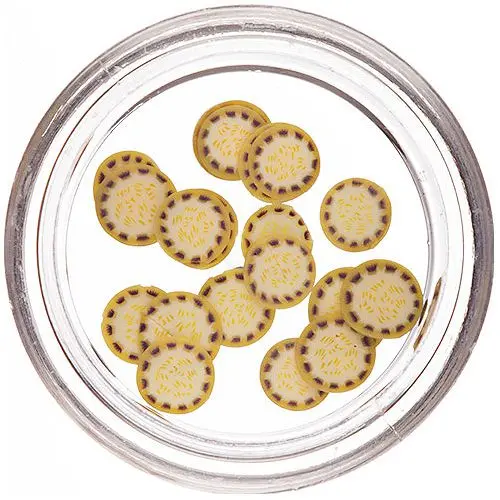 Fimo gyurmadíszek - ananász szeletek