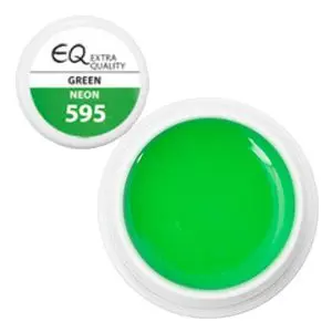 595 – Neon Green, színes UV zselé 5g